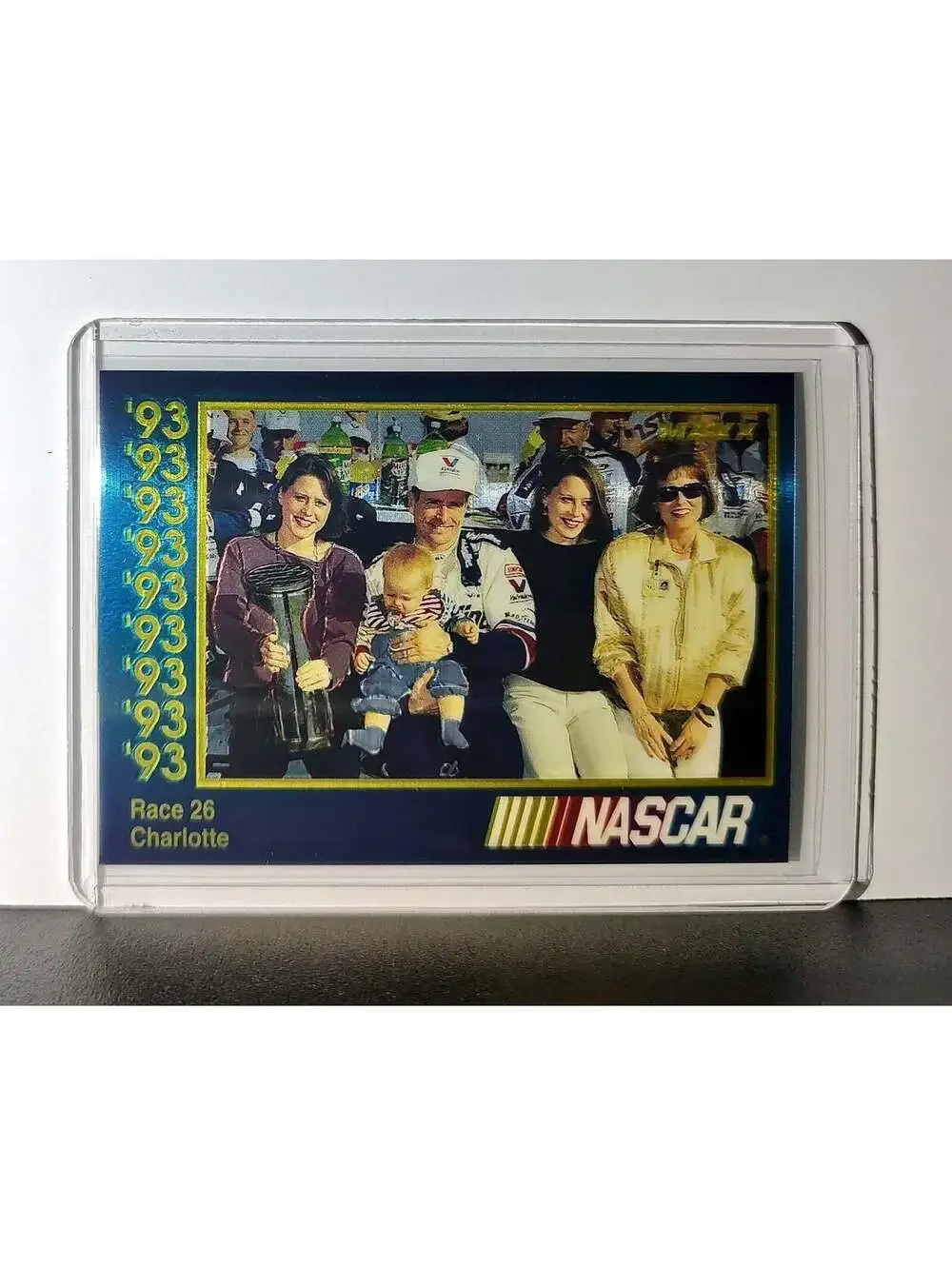 Race 26 Charlotte YR 1993 Maxx Premier Plus Racing #205 NASCAR Card Roush Racing